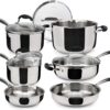 Batería de Cocina Acero Inoxidable Avacraft 10 Pcs