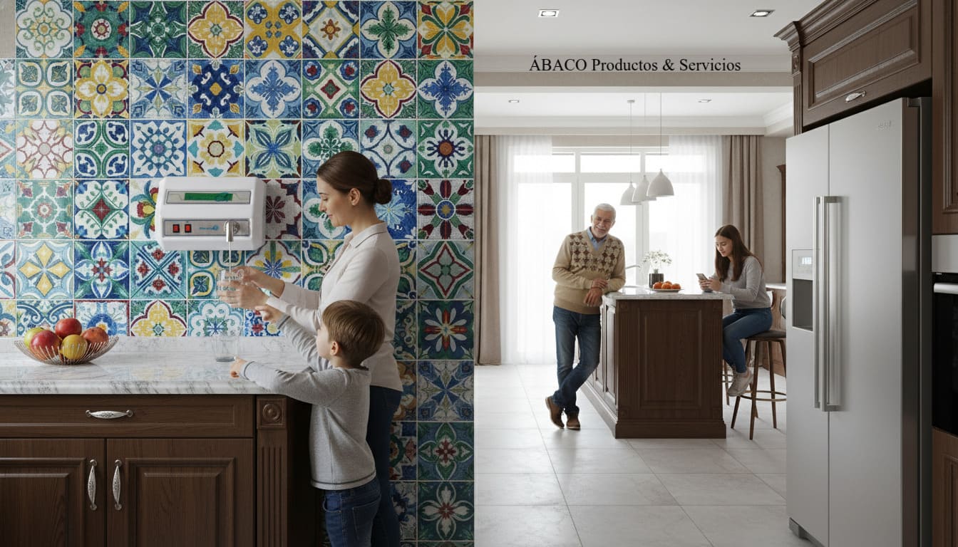 C-021 Img-Tex-Com Prisma ⁄ Purificador Agua Mediano ACR-ABS Manantial Blanco Imagen 9 de 9