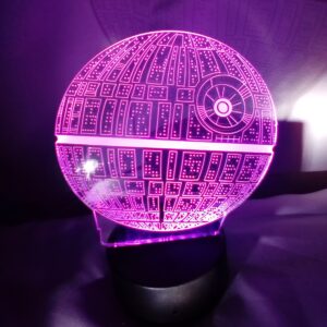 EL-5011 / Misteriosa Lámpara 3D de la ESTRELLA DE LA MUERTE ‘La Esfera’, de STAR WARS