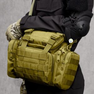 DR-01005 Riñonera Táctica Multifuncional UNISEX Estilo MILITAR